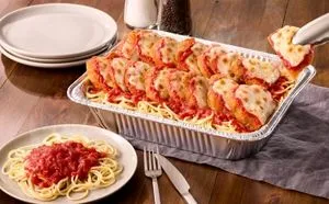 Chicken Parmigiana (Serves 4 – 6)