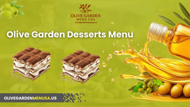 Olive Garden Desserts Menu
